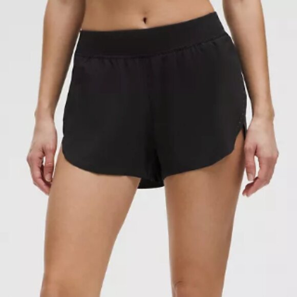 Fast and Free High-Rise Classic-Fit Split Short 3" - Black - Picture 1 of 6